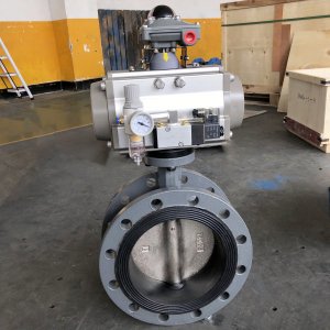 不銹鋼氣動(dòng)dn200快裝蝶閥、粉體氣動(dòng)蝶閥