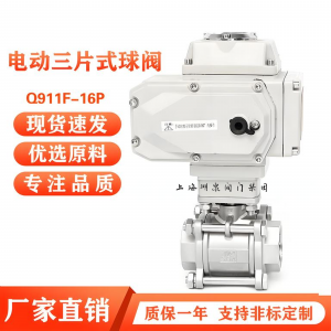電動(dòng)球閥Q911F-16P DN25\電動(dòng)執(zhí)行裝置